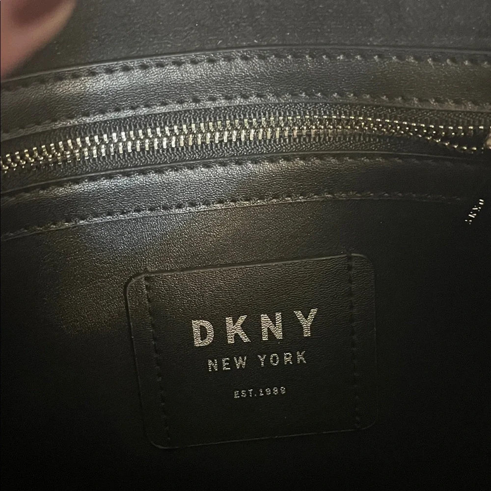 DKNY Shimmering Rose Gold Tote - Picture 4 of 8